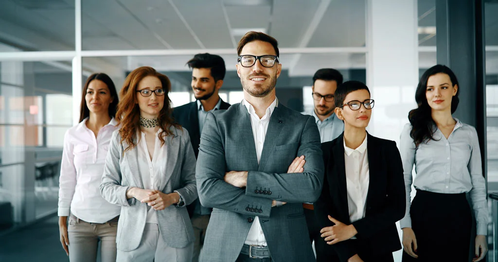 Équipe de consultants en entreprise