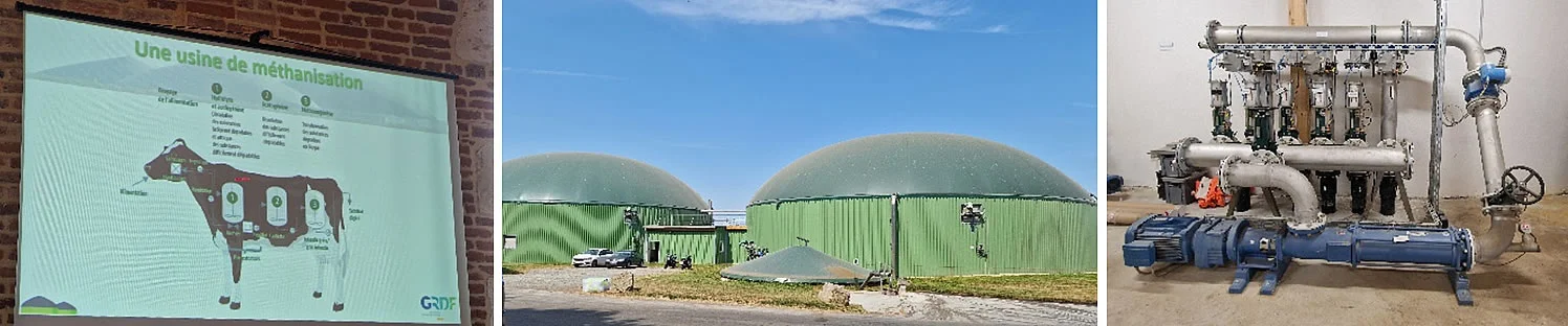 Nautile Conseil visite une installation de méthanisation à Cléville 15/06/2023